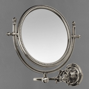 Зеркало косметическое двустороннее настенное Art & Max Barocco AM-2109-Cr хром