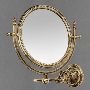 Зеркало косметическое двустороннее настенное Art & Max Barocco AM-2109-Br бронза
