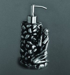 Дозатор для жидкого мыла настольный ART & MAX Juno AM-B-0071A-T серебро