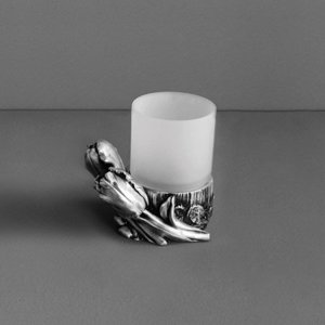 Стакан для зубных щёток настольный Art & Max Tulip AM-B-0082D-T серебро