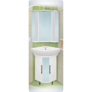 Комплект мебели для ванной комнаты Vako Элегия угловой