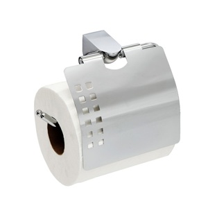 Держатель туалетной бумаги с крышкой WasserKRAFT Kammel K-8325 хром