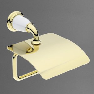Держатель туалетной бумаги с крышкой Art & Max Bianchi AM-E-3683AW-Do золото
