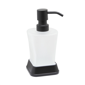 Дозатор для жидкого мыла настольный WasserKRAFT Amper K-5499 Black чёрный