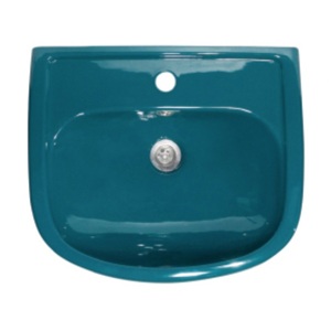 Раковина мебельная 518*435 мм Оскольская керамика Альфана зелёная