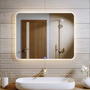 Зеркало для ванной с подсветкой 900*800 мм Alavann Vanda
