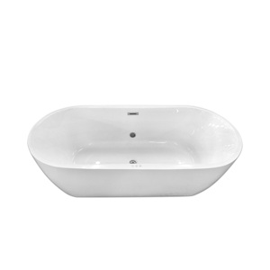 Акриловая отдельностоящая ванна 175,5*80 см Abber AB9219 E белая