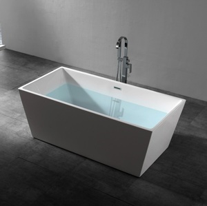 Акриловая отдельностоящая ванна 160*80 см Abber AB9224-1.6 белая