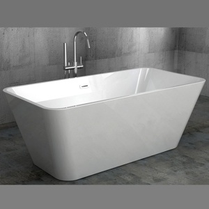 Акриловая отдельностоящая ванна 170*80 см Abber AB9212-1.7 белая