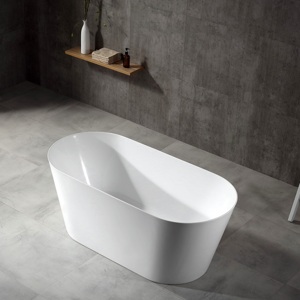 Акриловая отдельностоящая ванна 150*70 см Abber AB9222-1.5 белая