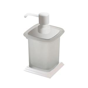 Дозатор для жидкого мыла настольный Art & Max Zoe AM-G-6832-Bi белый