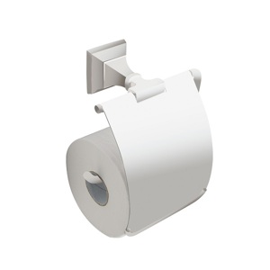 Держатель туалетной бумаги с крышкой Art & Max Zoe AM-G-6835-Bi белый