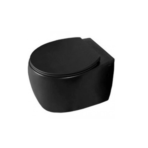 Крышка-сиденье с микролифтом Creo Ceramique Avignon AV1001TMB чёрная матовая