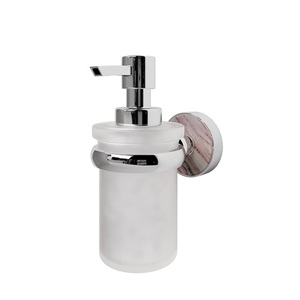 Дозатор для жидкого мыла WasserKRAFT Aland K-8599 хром/горный мрамор