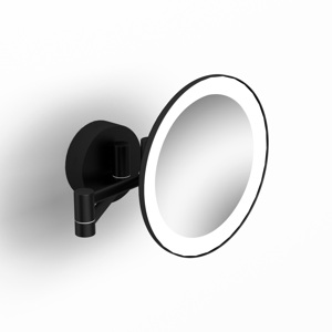 Зеркало поворотное косметическое с подсветкой Langberger Vico Black Edition 71585-3-BP чёрное