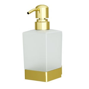 Дозатор для жидкого мыла WasserKRAFT Sauer K-7999 глянцевое золото