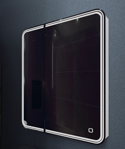 Зеркальный шкаф с подсветкой ART & MAX VERONA AM-Ver-800-800-2D-R-DS-F правый