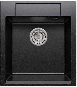 Кухонная каменная мойка Polygran ARGO-460 черная