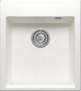 Кухонная каменная мойка Polygran ARGO-460 белая