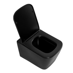 Крышка-сиденье с микролифтом BelBagno BB3202SC-MB чёрная матовая