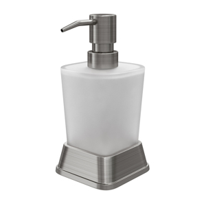 Дозатор для жидкого мыла настольный WasserKRAFT Amper K-5499Nickel никель