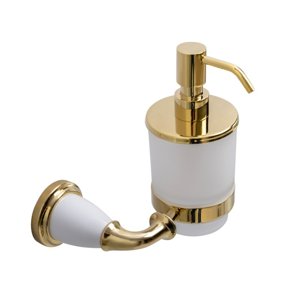Дозатор для жидкого мыла настенный Art & Max Bianchi AM-E-3698AW-Do золото