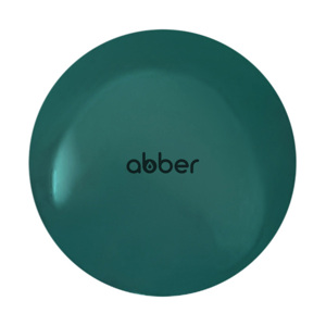 Накладка на слив для раковины ABBER AC0014MBG тёмно-зелёная, керамика