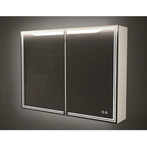 Зеркало-шкаф с подсветкой, функцией антизапотевания и подогревом, правый Art & Max Merano AM-Mer-1000-800-2D-DS-F