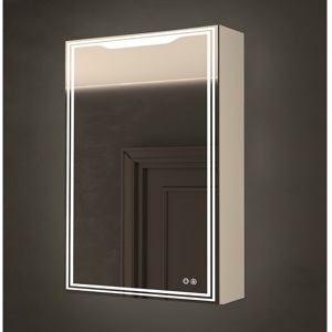 Зеркало-шкаф с подсветкой и функцией антизапотевания, правый Art & Max Merano AM-Mer-500-800-1D-R-DS-F