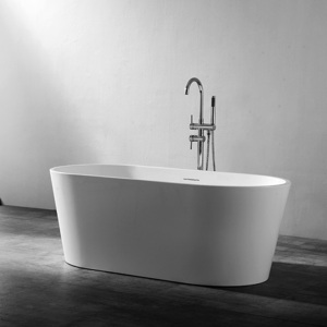 Акриловая отдельностоящая ванна 130*70 cм Abber AB9203-1.3 белая