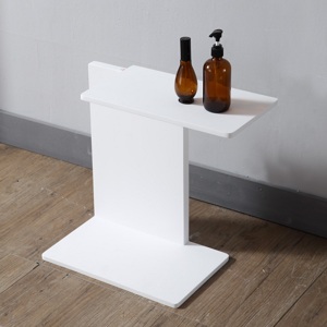 Столик для ванной комнаты ABBER Stein AS1636 белый матовый