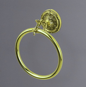 Полотенцедержатель кольцо ART & MAX Barocco AM-1783-Do-Ant античное золото