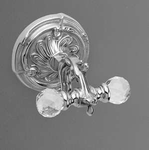 Крючок двойной Art & Max Barocco Crystal AM-1784-Cr-C хром