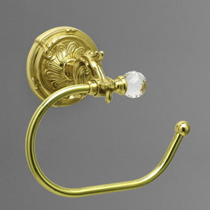 Держатель туалетной бумаги без крышки ART & MAX Barocco Crystal AM-1782-Do-Ant-C античное золото