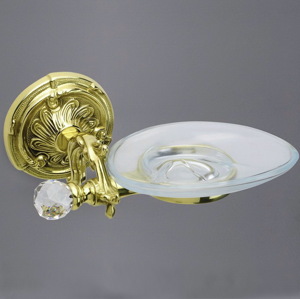 Мыльница настенная ART & MAX Barocco Crystal AM-1786-Do-Ant-C античное золото