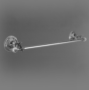 Полотенцедержатель одинарный 70 см Art & Max Barocco Crystal AM-1779-Cr-C хром