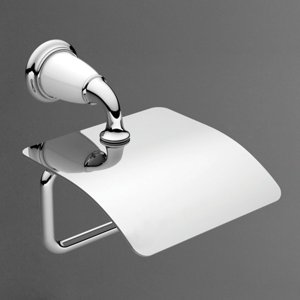 Держатель туалетной бумаги с крышкой Art & Max Bianchi AM-E-3683AW-Cr хром