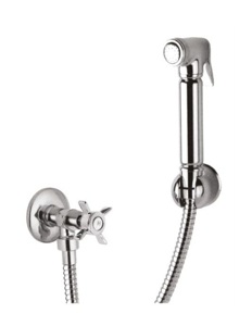 Гигиенический душ с запорным вентилем CEZARES LORD-KS-03/24 золото 24 карата