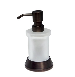 Дозатор для жидкого мыла настольный WasserKRAFT Isar K-2399 тёмная бронза