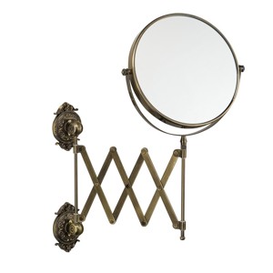 Зеркало косметическое настенное на растяжке HAYTA Gabriel classic bronze 13992