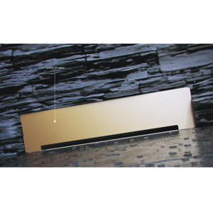 Пристенный водоотводящий желоб Pestan Confluo Premium Wall 13100061 золото