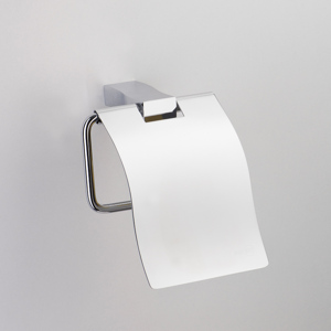 Держатель туалетной бумаги с крышкой Schein Swing L326B глянцевый хром